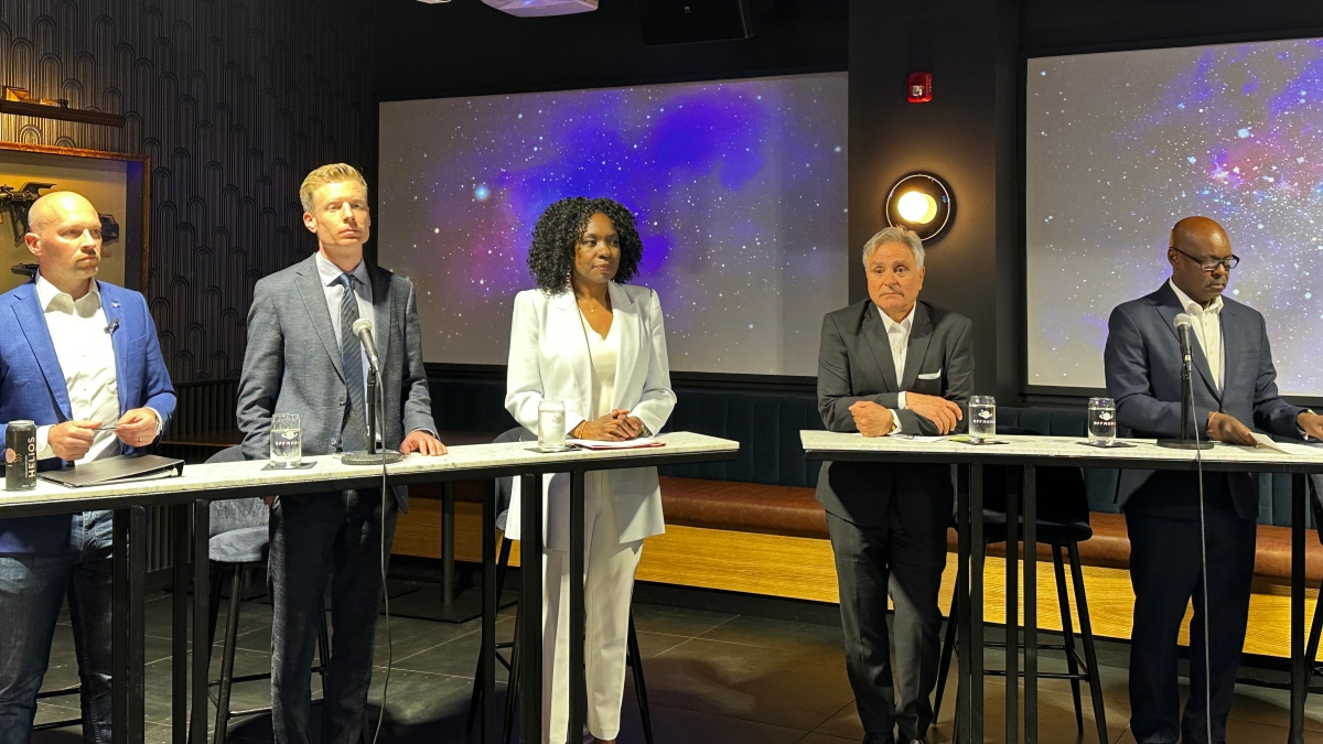 Mayoral candidates meet in first debate with focus on helping small businesses